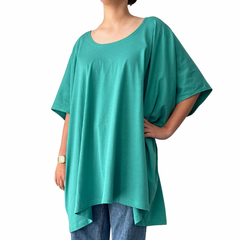 Oversized Box Tee Aquamarine