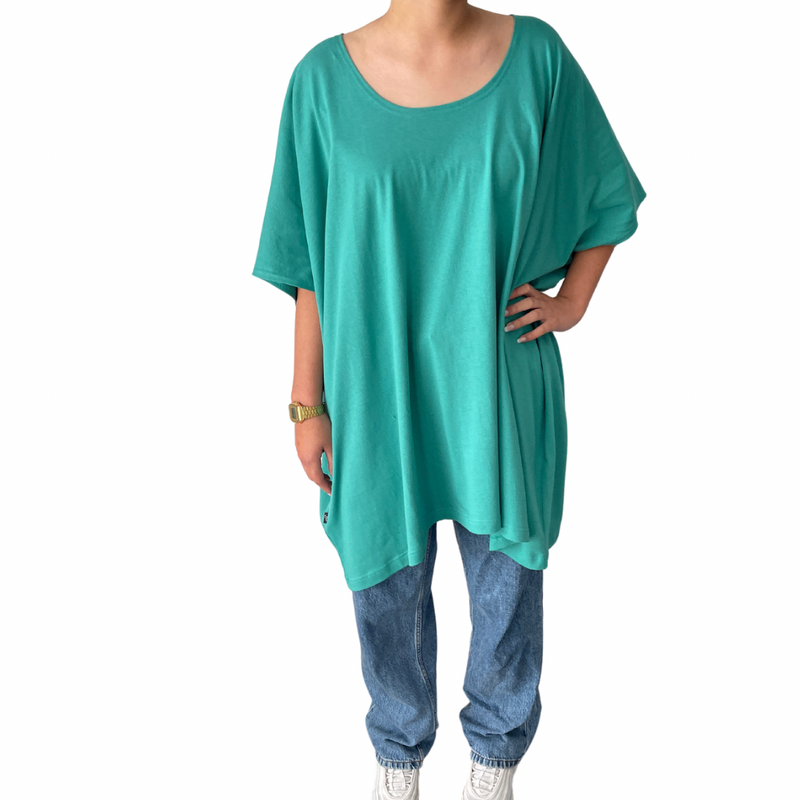 Oversized Box Tee Aquamarine